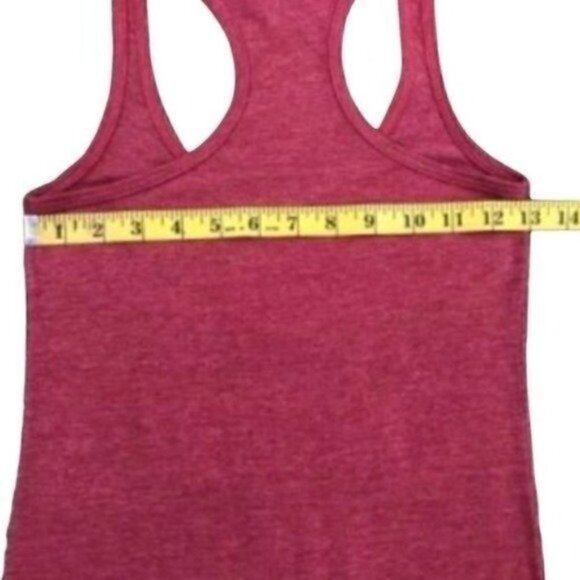 Pizza is My Spirit Animal Funny Racerback tank top size XS red & white - Picture 5 of 7